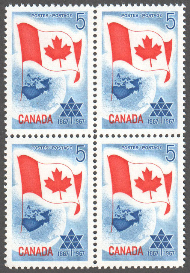 Canada Scott 453 MNH Block - Click Image to Close